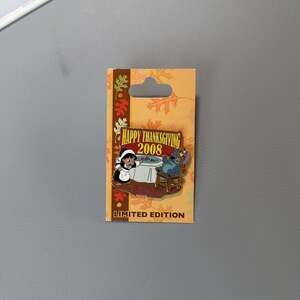 Disneyland Lilo And Stitch Happy Thanksgiving 2008 Pin - New